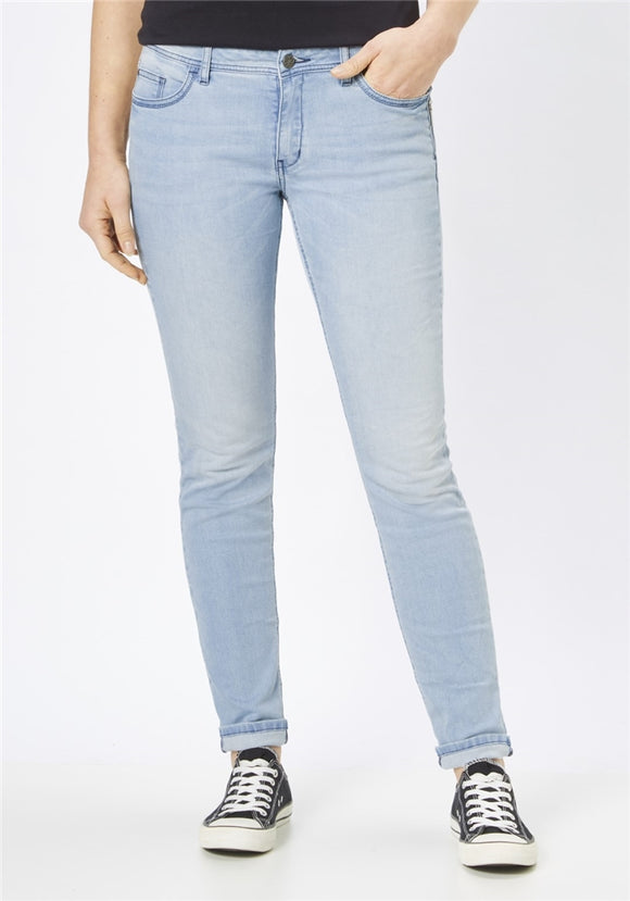 PADDOCK'S - LUCY LIGHT DENIM, Slim Fit, Light Blue, Vorne, Unterkörper