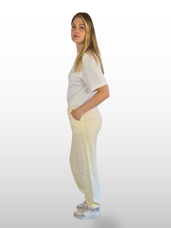BOGILVY STELLA Straight Fit Sweatpants Vanilleeis seite