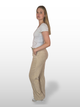 Bogilvy_Cordula_Damencordhose_Gummizug_beige-Ganzkoerperbild_seitlich