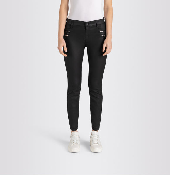 MAC - Skinny Zip, Black, vorne, Unterkörper