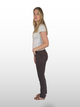 MAC MELANIE Straight Fit High Waist Deep Brown seite