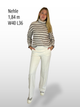 MAC Chiara Smart Straight Fit High Waist Vintage White