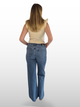 MAVI - MALIBU, High Waist, Loose Wide Leg, Light Used Brushed Denim hinten