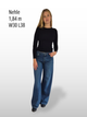 MAVI SIENA High Waist Wide Leg Dark Used Icon vorne