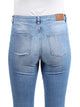 Bogilvy - Bootcut - High Waist - Light Blue Used - ILVY- Länge 34 - L34 - Länge 36 - L36 - hinten - Gesäß- Rückansicht - Detailansicht