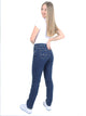 PIONEER - BETTY, Straight Fit, Mid Blue, Mid Waist, Länge 34 - L34 - Länge 36 - L36 - Länge 38 - L38 - hinten - Ganzkörper - Rückansicht