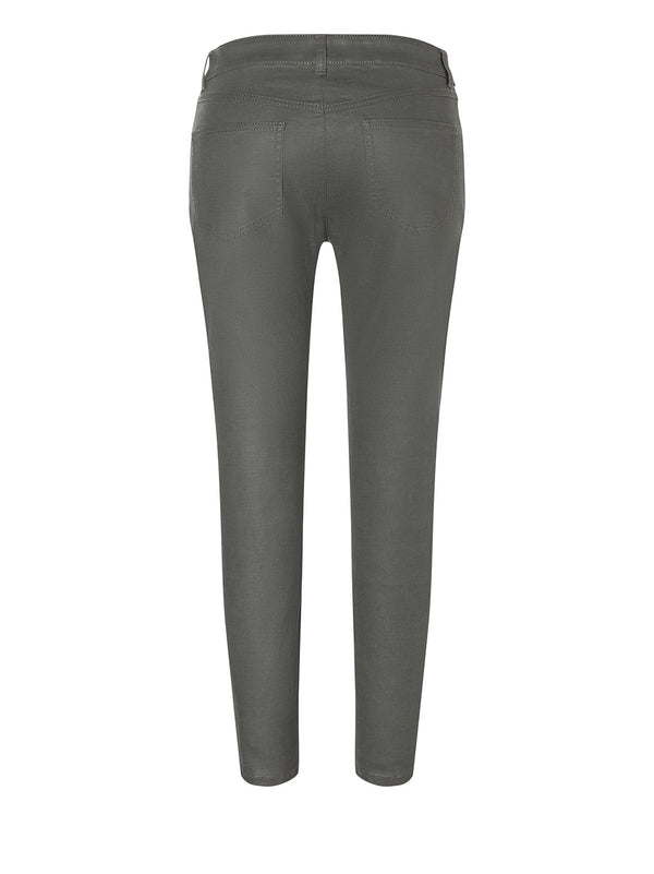 MAC, SLIM clean, Dark Grey, Straight Fit, Slim Leg, Mid Waist, Länge 34 - L34 - Länge 36 - L36 - hinten - Beine - Rückansicht