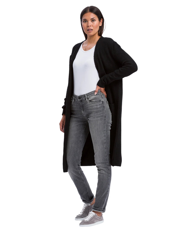 CROSS JEANS - ANYA Jeans, Slim Fit, Dark Grey, Länge 34 - L34 - Länge 36 - L36  - vorne - Ganzkörper - Vorderansicht