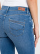 CROSS JEANS - ANYA Jeans, Slim Fit, Mid Blue, Detail, Seite, Gesäß, Hinten, Tasche