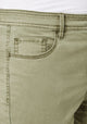PADDOCK'S - PINA Cargo Jeans, Slim Fit, Capulet Olive, Khaki, High Waist, Länge 34 - L34 - Länge 36 - L36 - Länge 38 - L38 - Länge 40- L40 - vorne - Tasche - Detailansicht