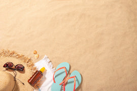 Der Sommer liebt Flip Flops und Jeans