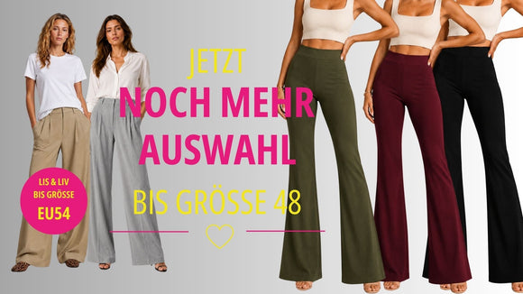 Curvy Size - Jetzt die großen Größen ab Gr. 46 entdecken!