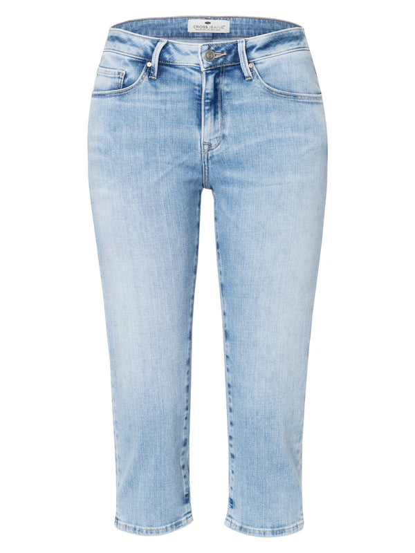 CROSS JEANS - AMBER, Skinny Caprihose, Light Blue Used , A 548-019, Produktfoto