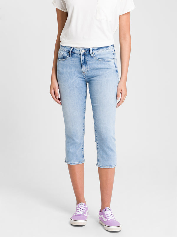 CROSS JEANS - AMBER, Skinny Caprihose, Light Blue Used , A 548-019, Vorne, Produktfoto