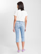 CROSS JEANS - AMBER, Skinny Caprihose, Light Blue Used , A 548-019,  Hinten, Ganzkörper