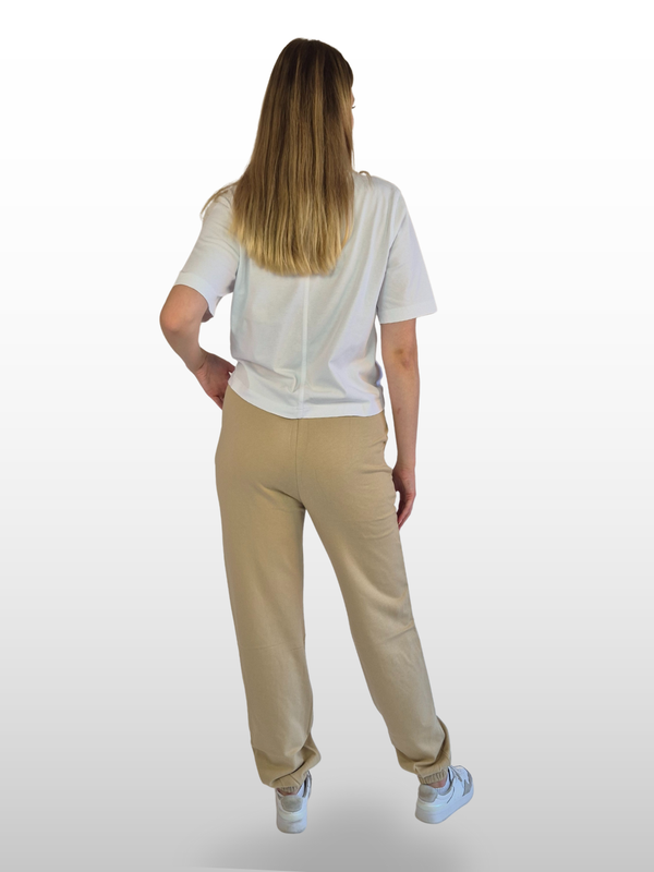 BOGILVY - STELLA, Straight Fit, Sweatpants, Mid Rise, CACAO hinten