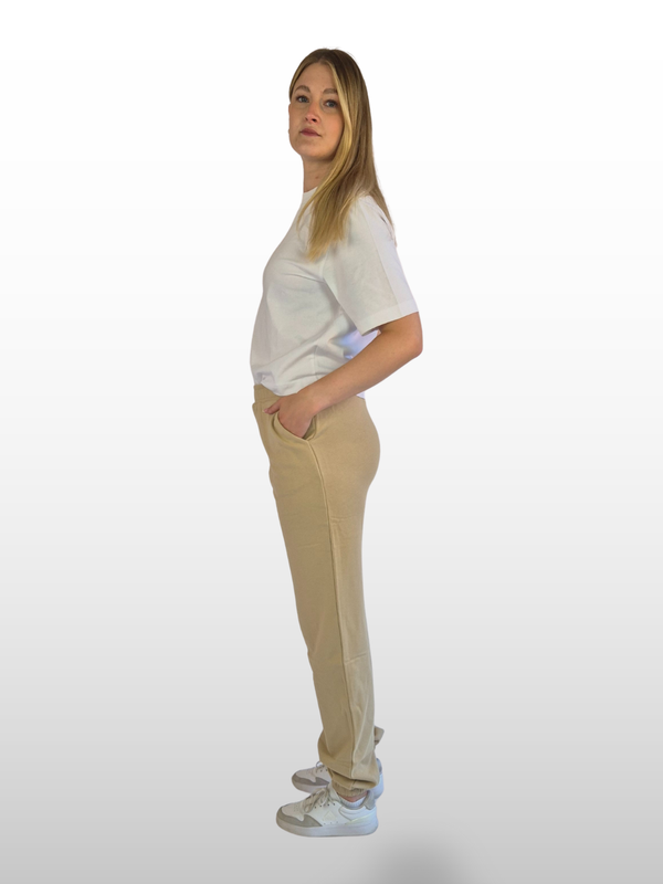 BOGILVY - STELLA, Straight Fit, Sweatpants, Mid Rise, CACAO seite