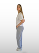 BOGILVY - STELLA, Straight Fit, Sweatpants, Mid Rise, Grey seite