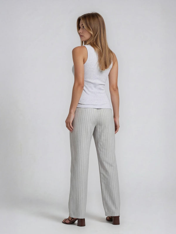 Bogilvy-soleilleichte Damensommerhose-front-grey