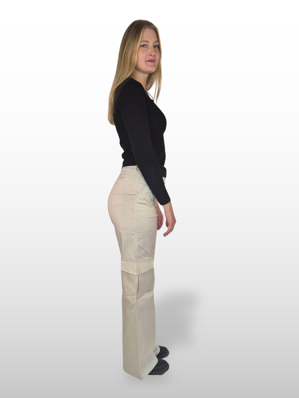 Bogilvy_BGLVY_Jacky_Cargohose_beige_seitlich