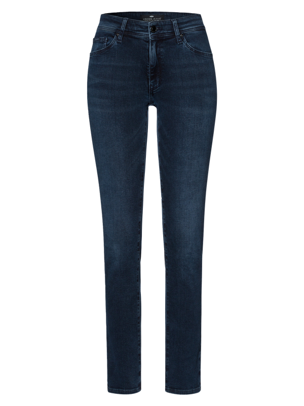 CROSS JEANS - ANYA Jeans, Slim Fit, Mid-Waist, Blue Black ausgestellt
