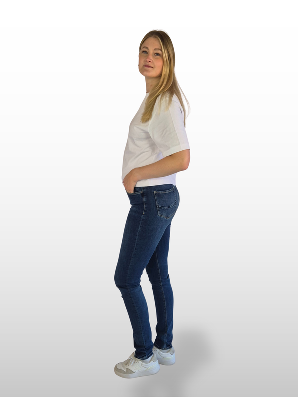 CROSS JEANS - ANYA Jeans, Slim Fit, Mid-Waist, Blue seite