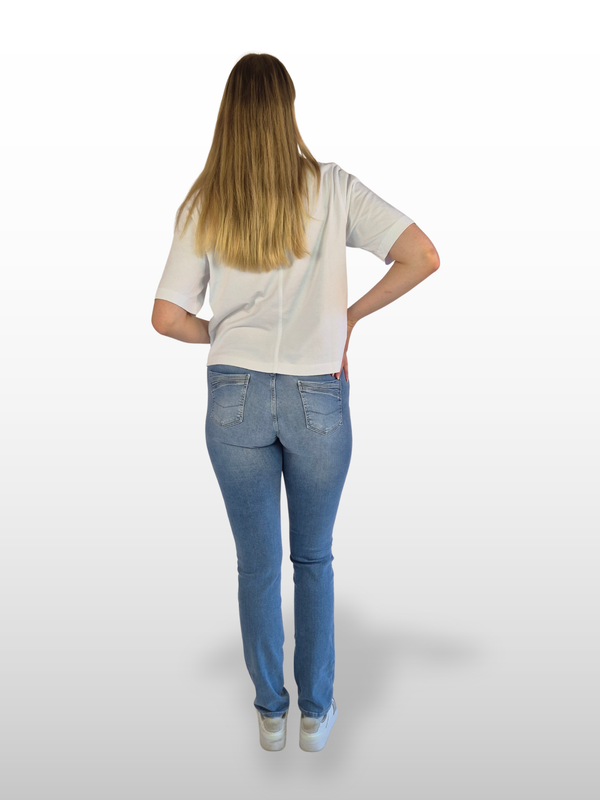 CROSS JEANS - ANYA Jeans, Slim Fit, Mid-Waist, Light Blue hinten