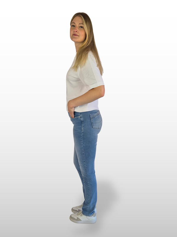 CROSS JEANS - ANYA Jeans, Slim Fit, Mid-Waist, Light Blue seite