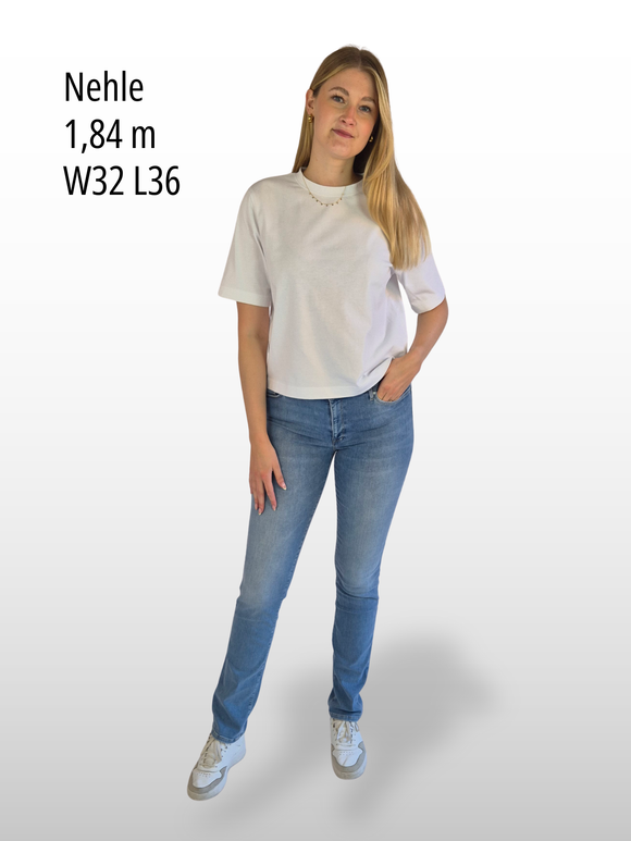 CROSS JEANS - ANYA Jeans, Slim Fit, Mid-Waist, Light Blue vorne