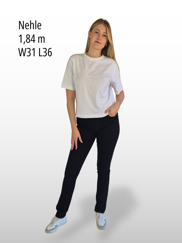 CROSS JEANS - ANYA, Slim Fit, Mid-Waist, Black vorne