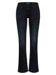 CROSS JEANS - LAUREN Jeans, Bootcut, Mid-Waist, Blue Black Denim ausgestellt