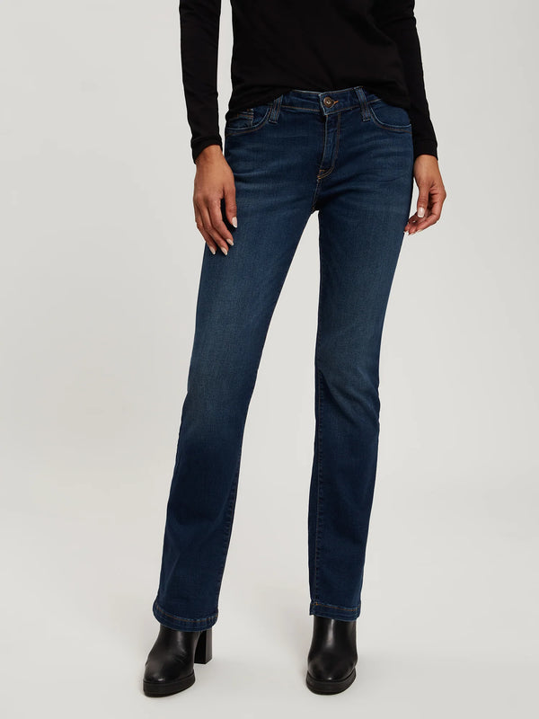 CROSS JEANS - LAUREN Jeans, Bootcut,  Mid-Waist, Deep Blue vorne