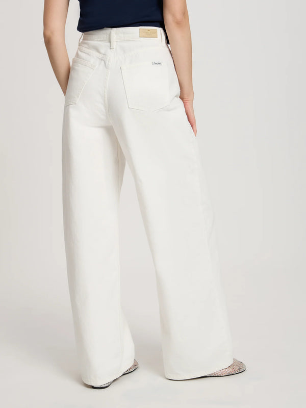 CROSS JEANS - Wide Leg, Damen Jeans, Flare Fit, Mid Waist, weiß hinten