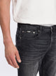 CROSS JEANS - DYLAN, Herren Jeans, Regular Fit, Black, Seite, Seitlich, 5-Pocket, Details 