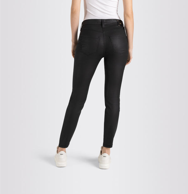 MAC - Skinny Zip, Black, Hinten, Unterkörper