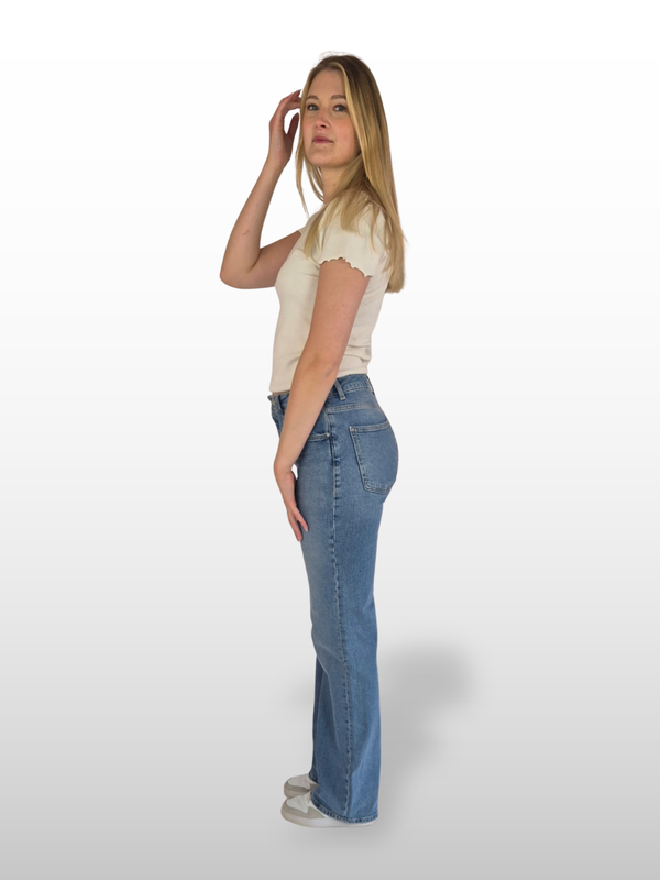 LTB - DANICA L, Wide Leg, High Waist, Navita Wash Seitlich