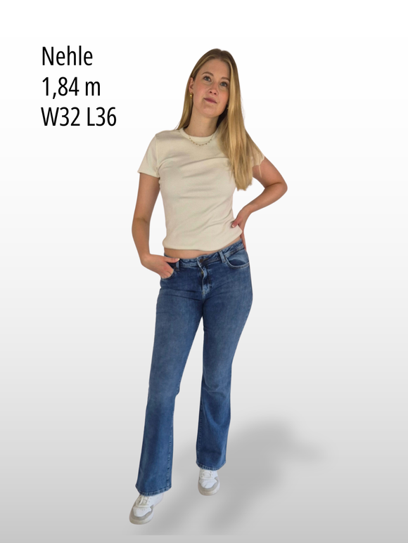 LTB - JULIANA Bootcut, Low-Waist, Sonoma Wash vorne