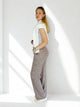 MAC Chiara Smart, Straight Fit, High-Waist, Autumn Rose Che_Ganzkörperbild_seitlich