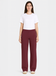 MAC - Chiara, Crepe Float, Straight Fit, High-Waist, Bordeaux vorne