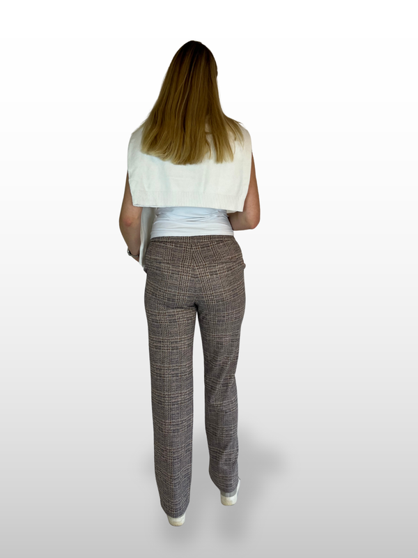 MAC Chiara Smart, Straight Fit, High-Waist, Autumn Rose Che hinten