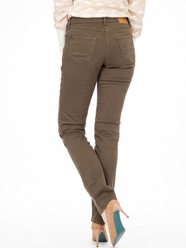 MAC_MELANIE_Hight Fit_High Waist_Olive_Teilkörper hinten