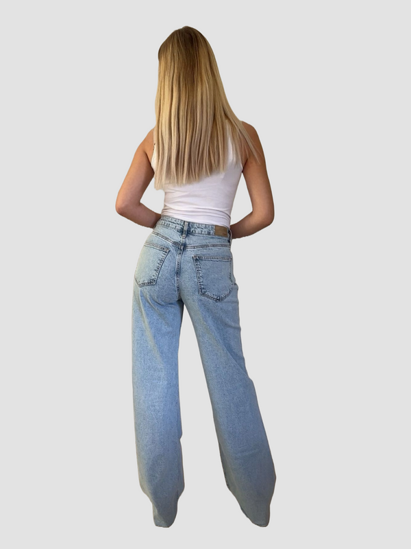 MALIBU-Bleached 90s -raw edge