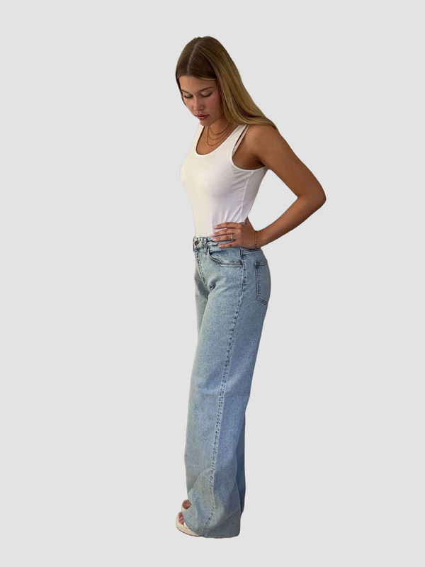 MALIBU-Bleached 90s -raw edge_side