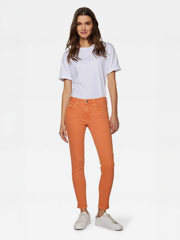 MAVI - ADRIANA, Skinny Fit, Mid-Waist, Brandied Melon Colored vorne