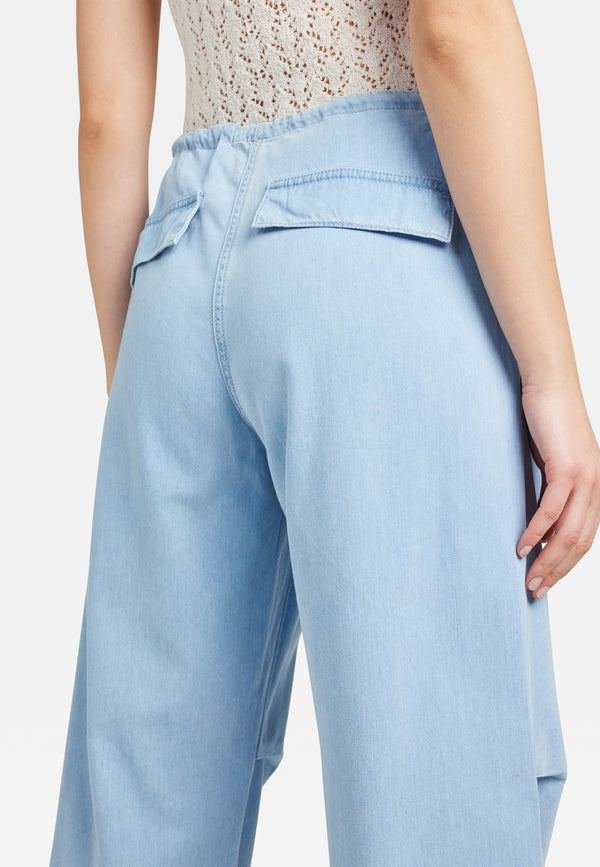 MAVI - HILL, Loose Fit, Low-Waist, Light Blue Light Denim hinten detail