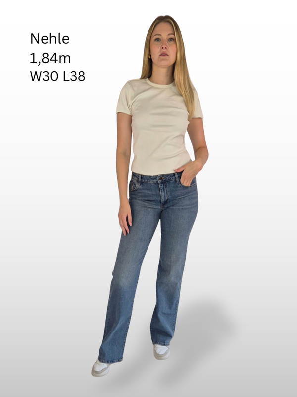 MAVI - IBIZA, Loose Straight, Mid-Rise, Mid Shaded 90s vorne