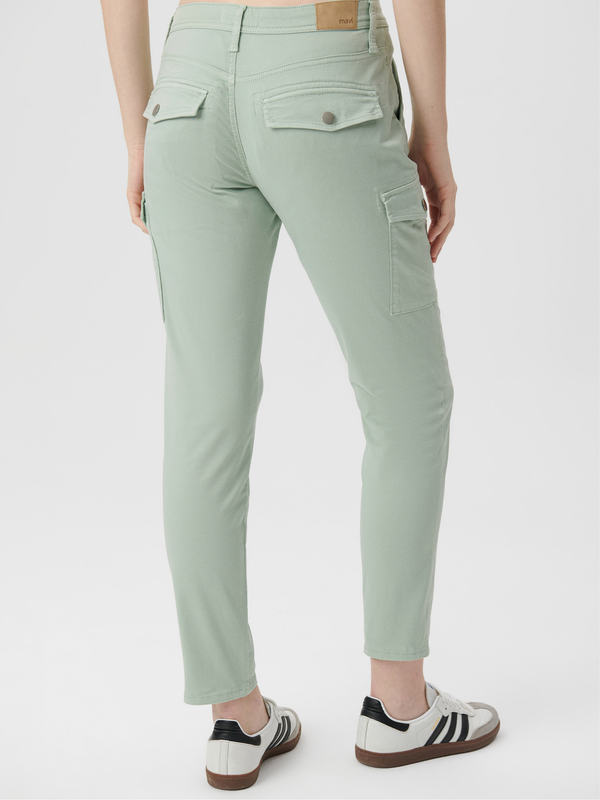 MAVI - LUZI, Slim Fit, Cargo, Mid-Waist,  Jadeite Sateen hinten