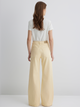 MAVI - MALIBU BUTTON UP, High Waist, Loose Wide Leg, ITALIEN STRAW hinten