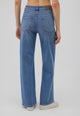 MAVI - MALIBU, High Waist, Loose Wide Leg, Mid Indigo Brushed 90s ausgestellt