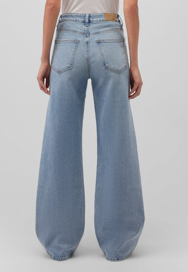 MAVI - MALIBU, High Waist, Loose Wide Leg, lt Brushed 90s hinten nah